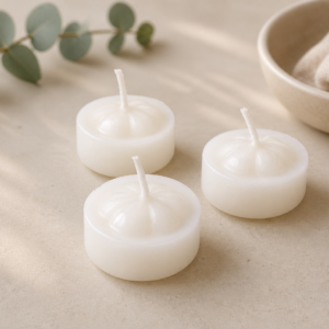 VELAS DE NOCHE BLANCAS X 10