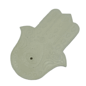 PORTA SAHUMERIO MANO DE FÁTIMA-BLANCO