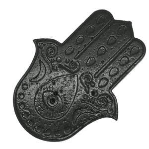 PORTA SAHUMERIO MANO DE FÁTIMA-NEGRO