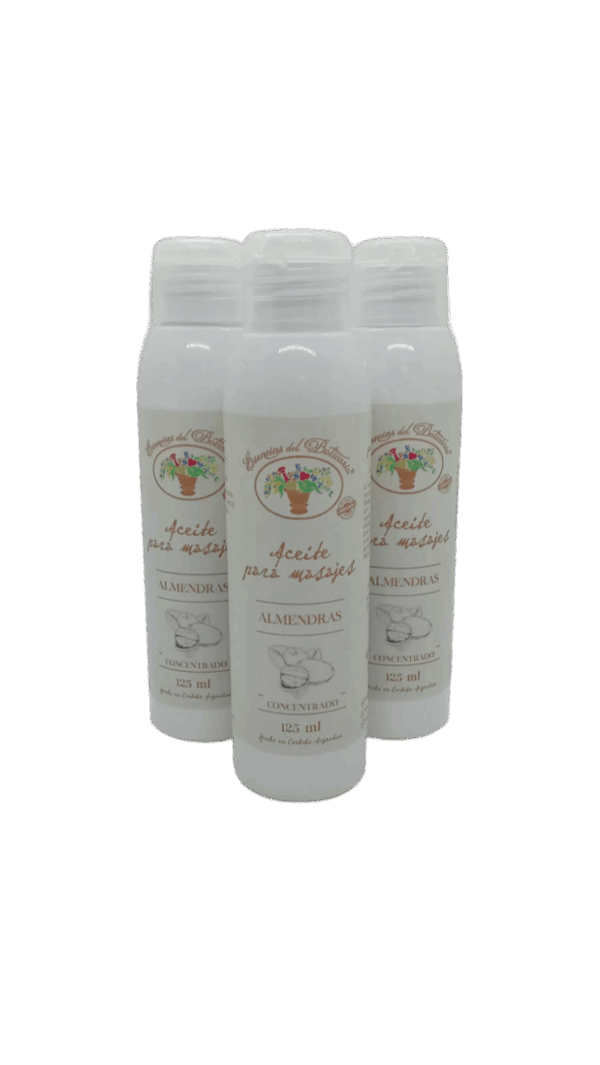 ACEITE CONCENTRADO PARA MASAJES-ALMENDRAS x  125 ML