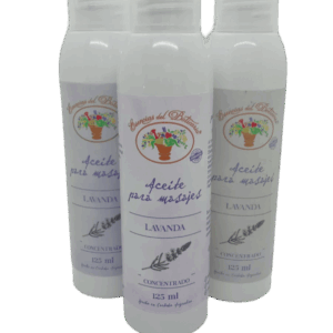 ACEITE CONCENTRADO PARA MASAJES-LAVANDA x  125 ML