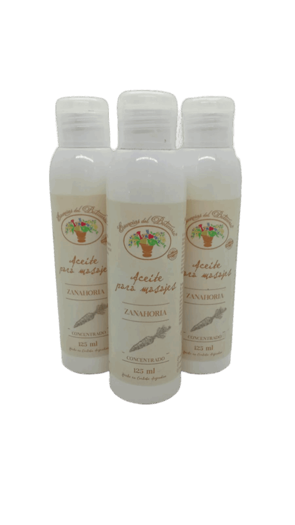 ACEITE CONCENTRADO PARA MASAJES-ZANAHORIA x  125 ML