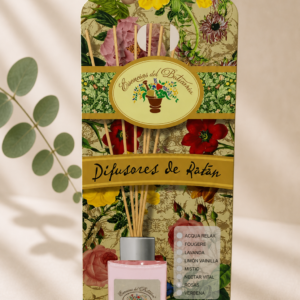 DIFUSOR RATAN-ROSAS-125ML