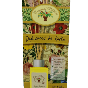 DIFUSOR RATAN-LIMÓN VAINILLA-125ML