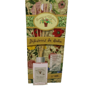 DIFUSOR RATAN-ROSAS-125ML