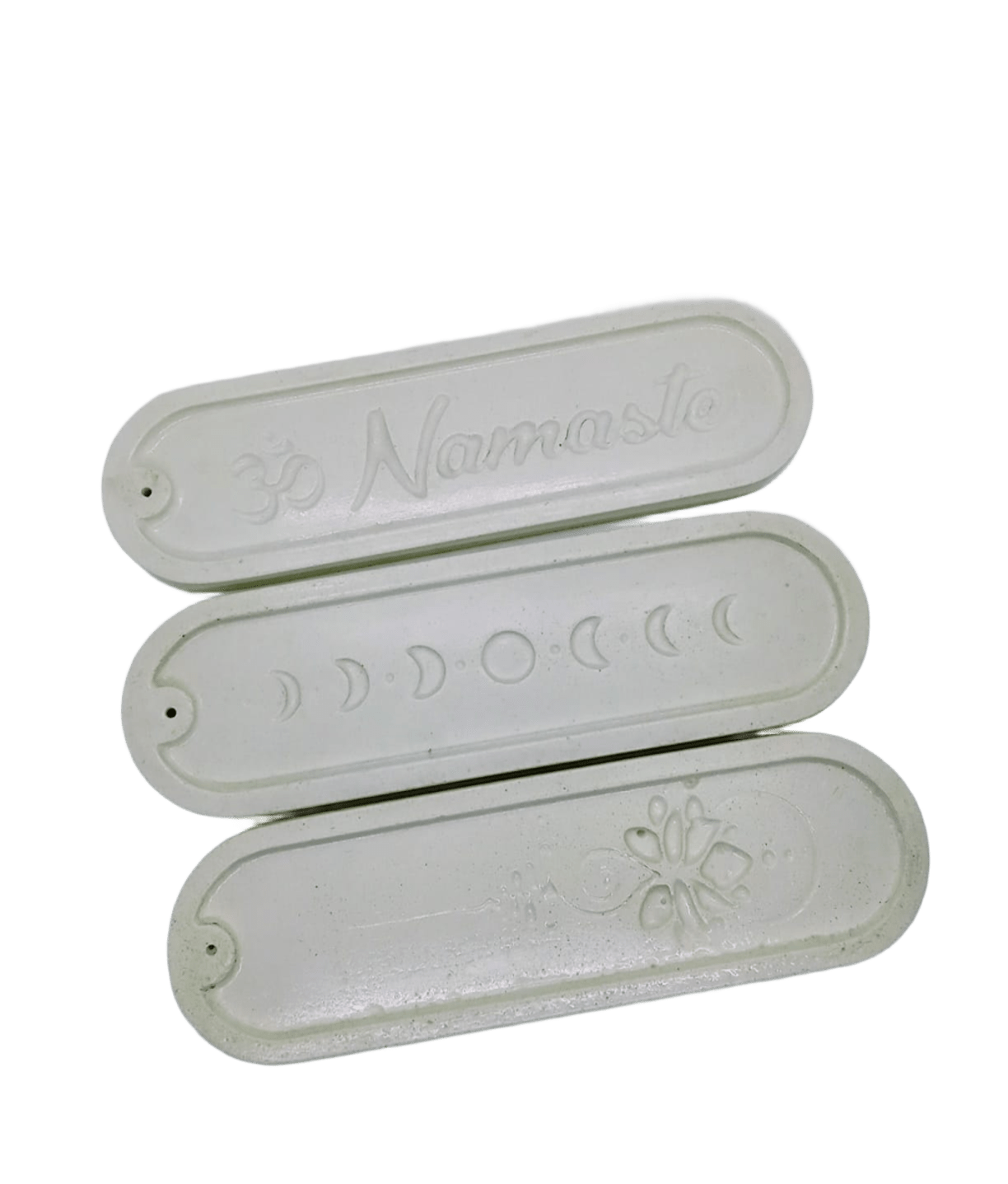 PORTA SAHUMERIO CERÁMICO-OVAL